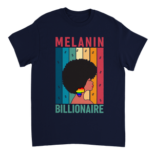 Melanin Billionaire - Short-Sleeve Unisex T-Shirt