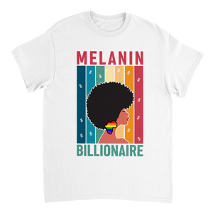 Melanin Billionaire - Short-Sleeve Unisex T-Shirt