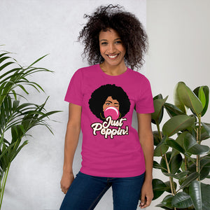 Just Poppin - Camiseta unisex de manga corta