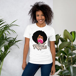 Just Poppin - Camiseta unisex de manga corta